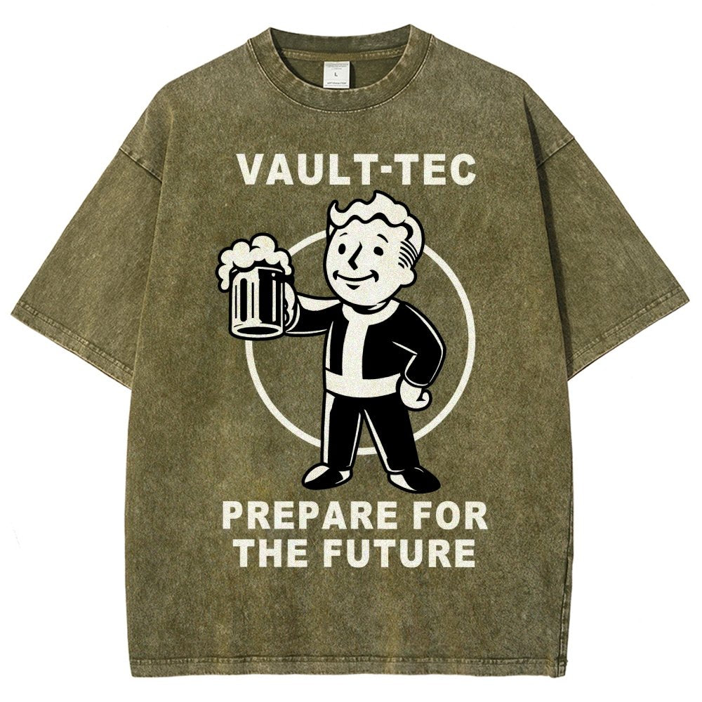 prepare for the future Vintage Distressed T-shirt