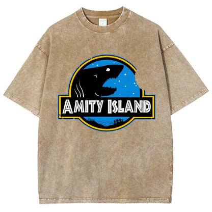 Seaside Town Vintage Distressed T-shirt