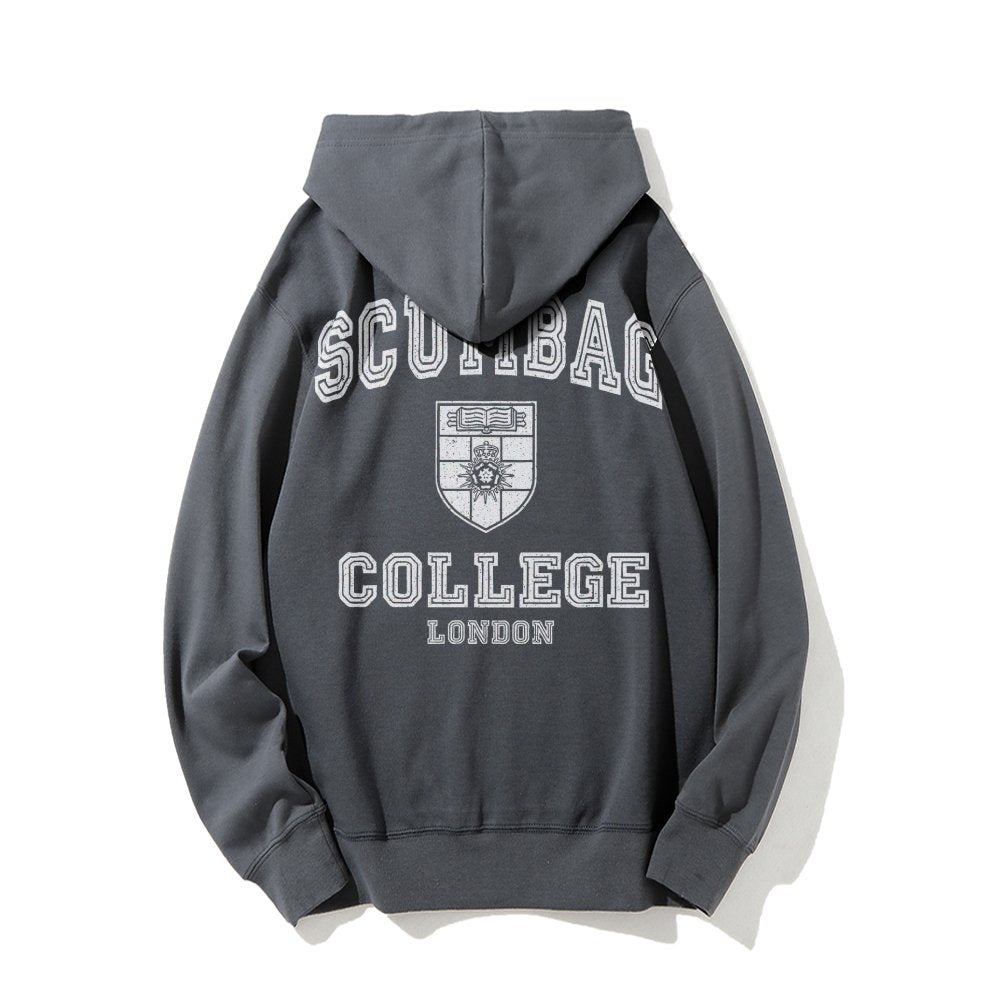 Scumbag College Unisex Printed Back Unisex Cotton Hoodie
