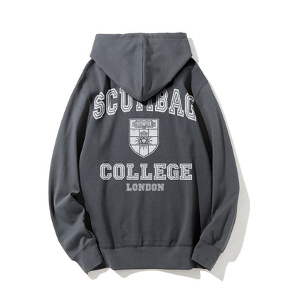 Scumbag College Unisex Printed Back Unisex Cotton Hoodie