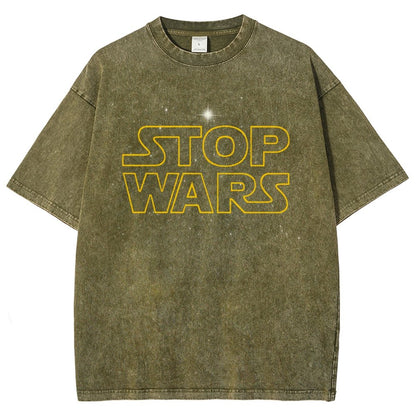 Stop Wars! Vintage Distressed T-shirt