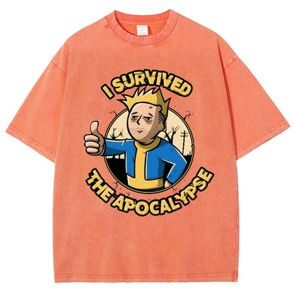I Survived Vintage Distressed T-shirt