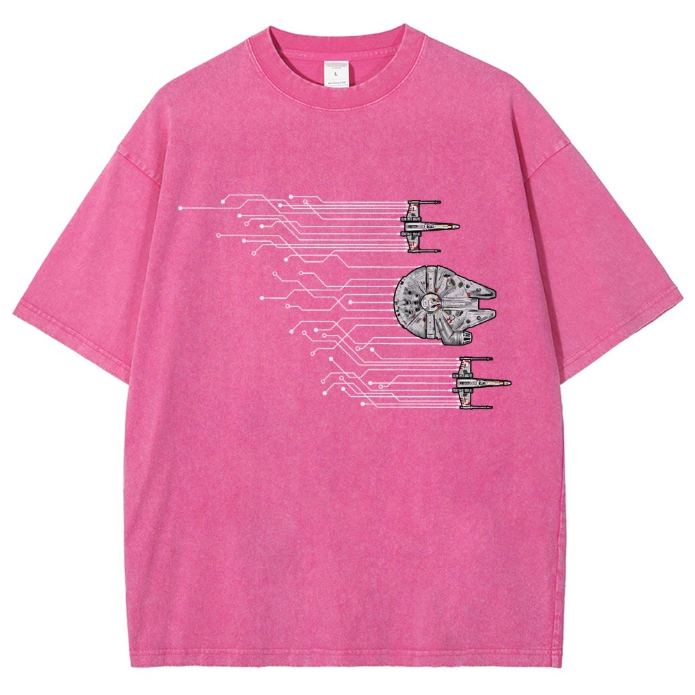 Microships – The Fastest Circuit in the Galaxy Vintage Distressed T-shirt
