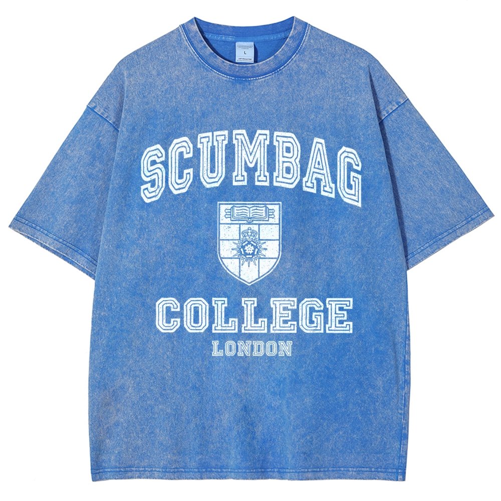 Scumbag College Vintage Distressed T-shirt