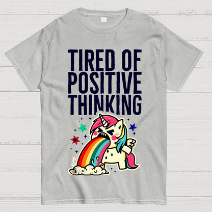 Tired of Positive Thinking Geek T-Shirt