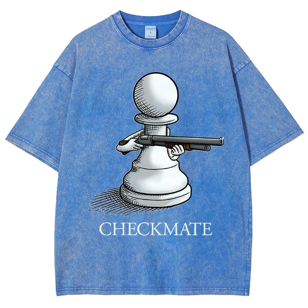 Checkmate Vintage Distressed T-shirt