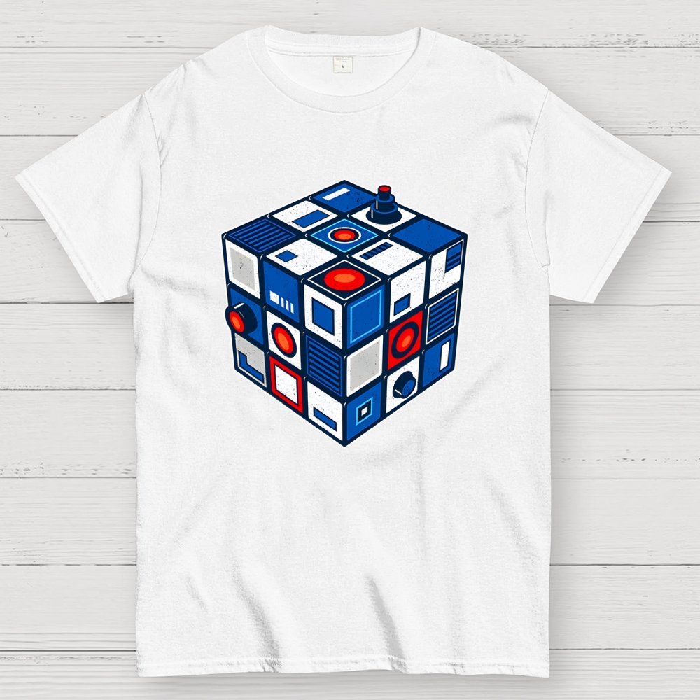 Droid Cube Geek T-Shirt