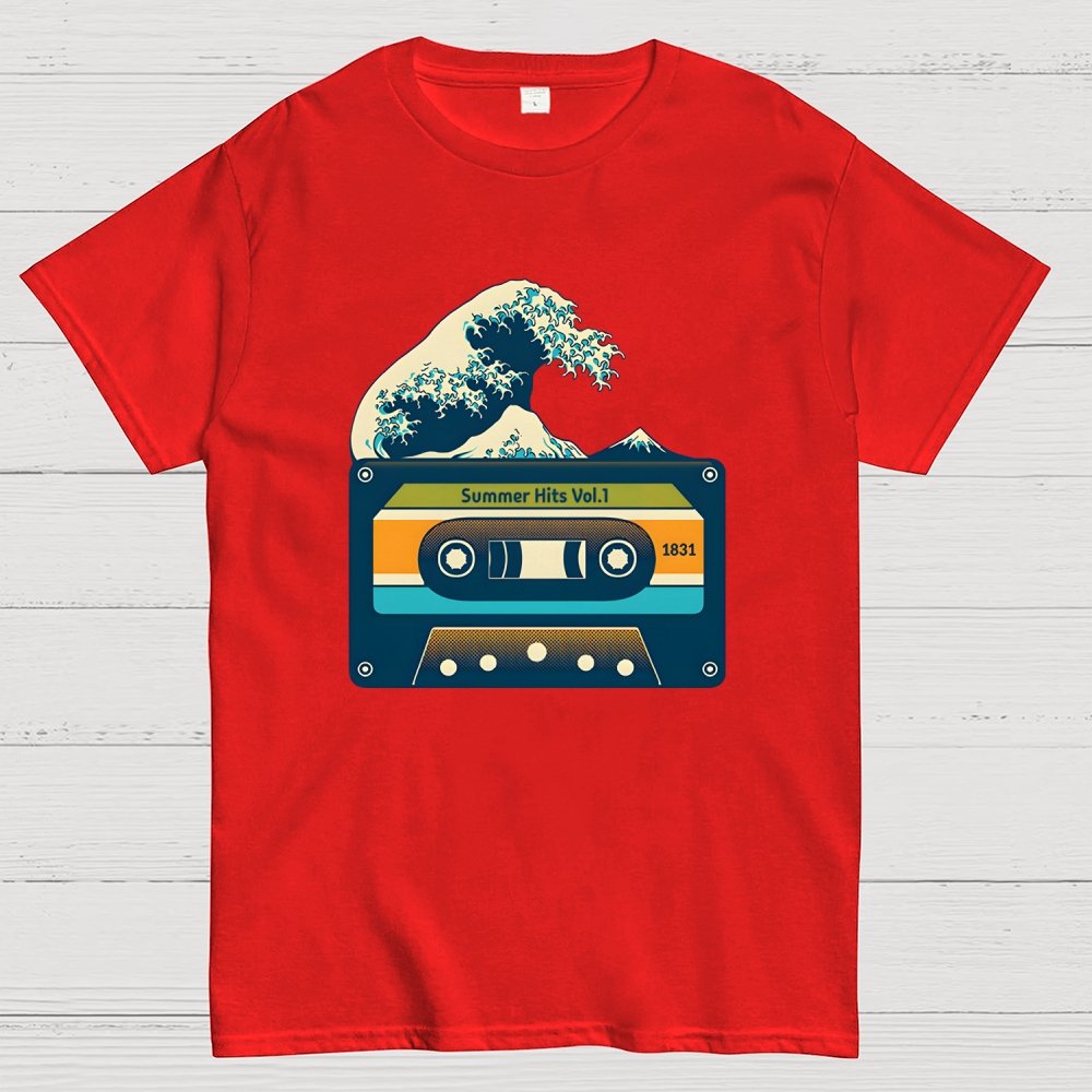 Summer Hits Of Kanagawa Cassette Geek T-Shirt