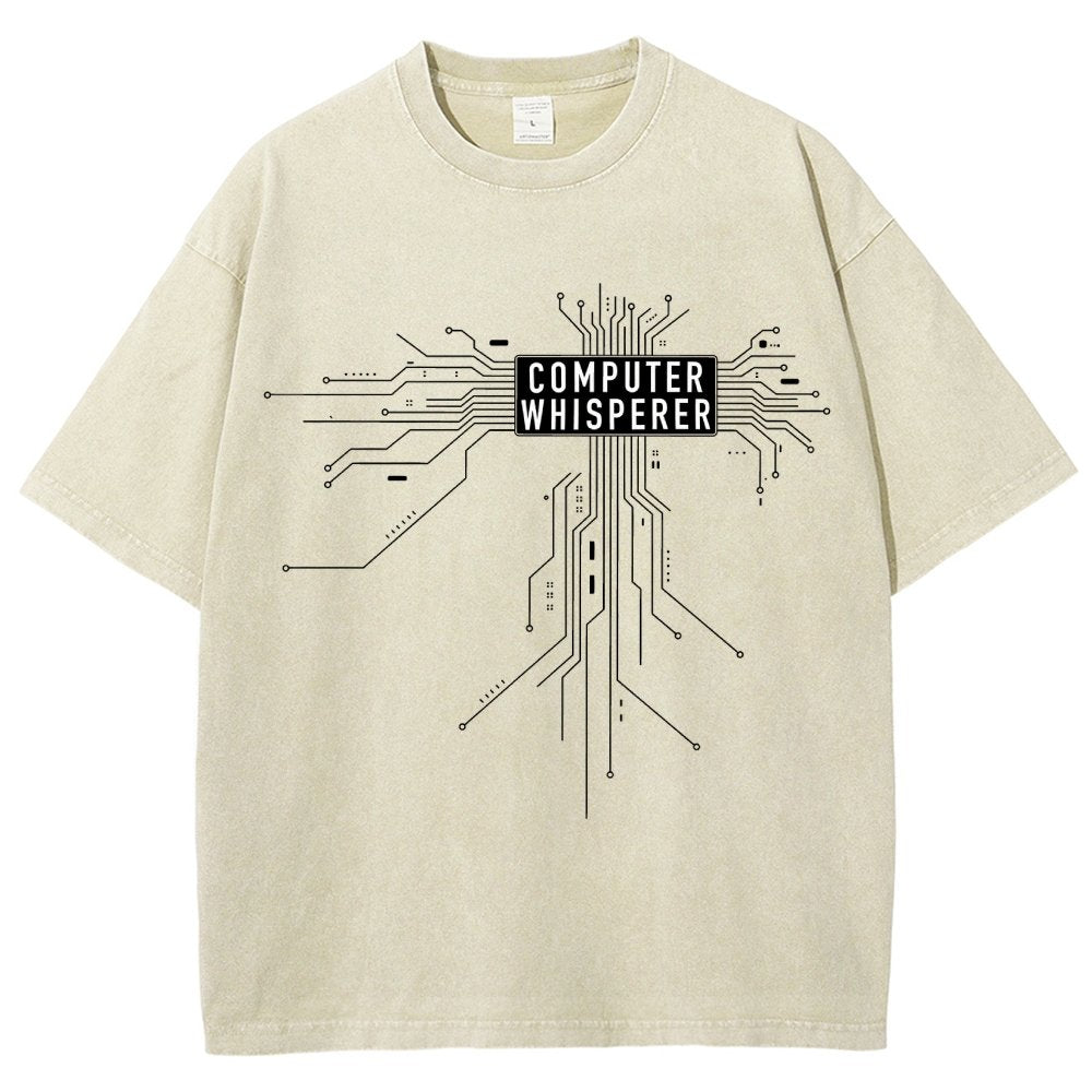 Computer Whisperer Vintage Distressed T-shirt