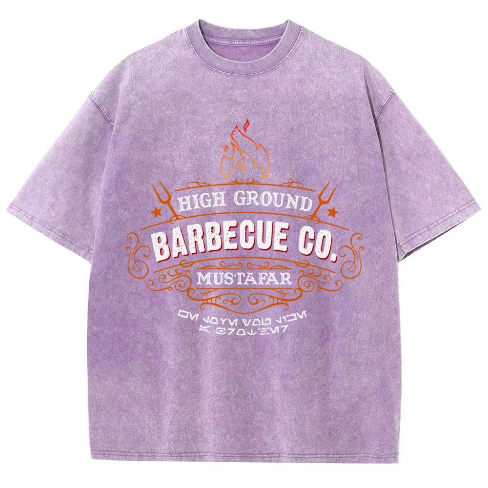 High Ground BBQ Vintage Distressed T-shirt