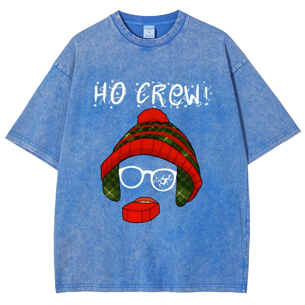 Ho Crew Oh Fudge Holiday Vintage Distressed T-shirt