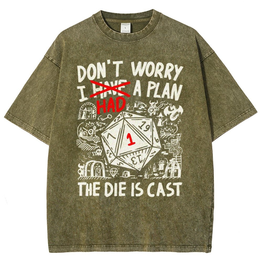 The Die Is Cast Vintage Distressed T-shirt