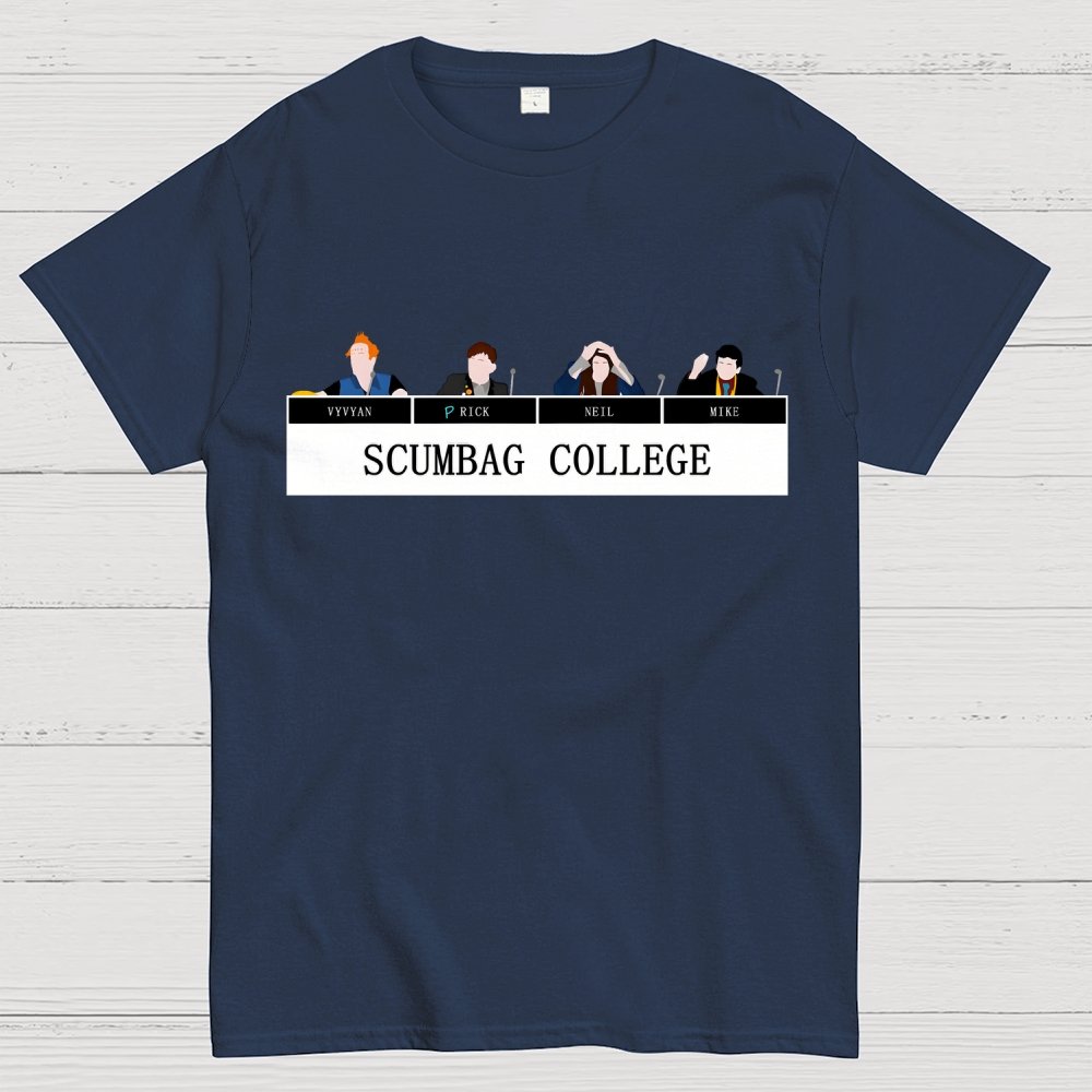 Scumbag College Buddy1 Buddy2 Buddy3 Buddy4 Unisex Geek T-Shirt