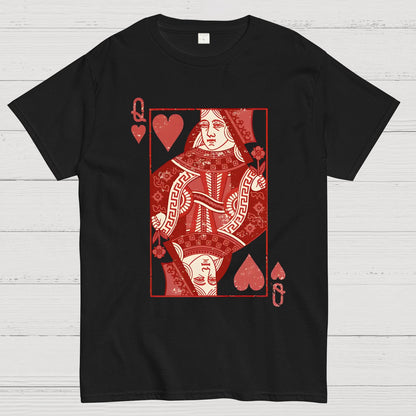 Queen of Hearts Valentine Shirt Matching Couple Gift Geek T-Shirt
