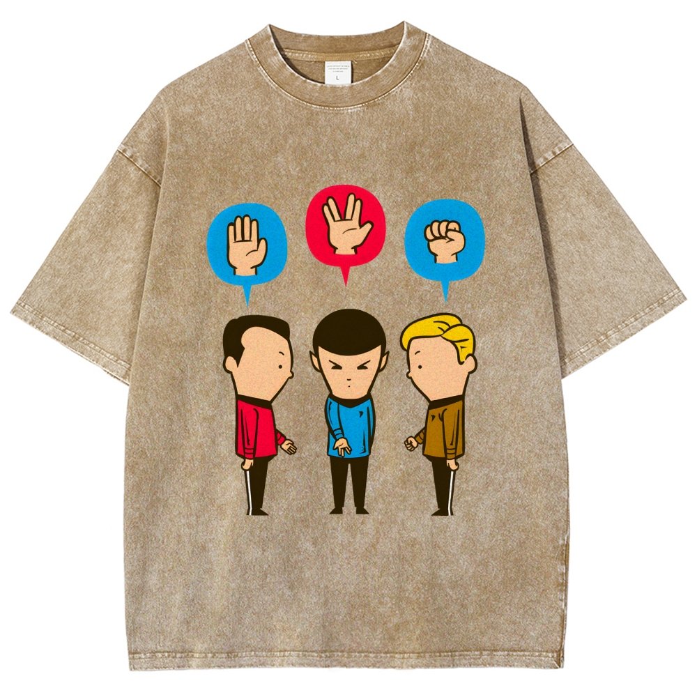 Paper – Scissors – Rock Vintage Distressed T-shirt