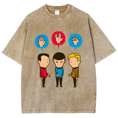 Paper – Scissors – Rock Vintage Distressed T-shirt