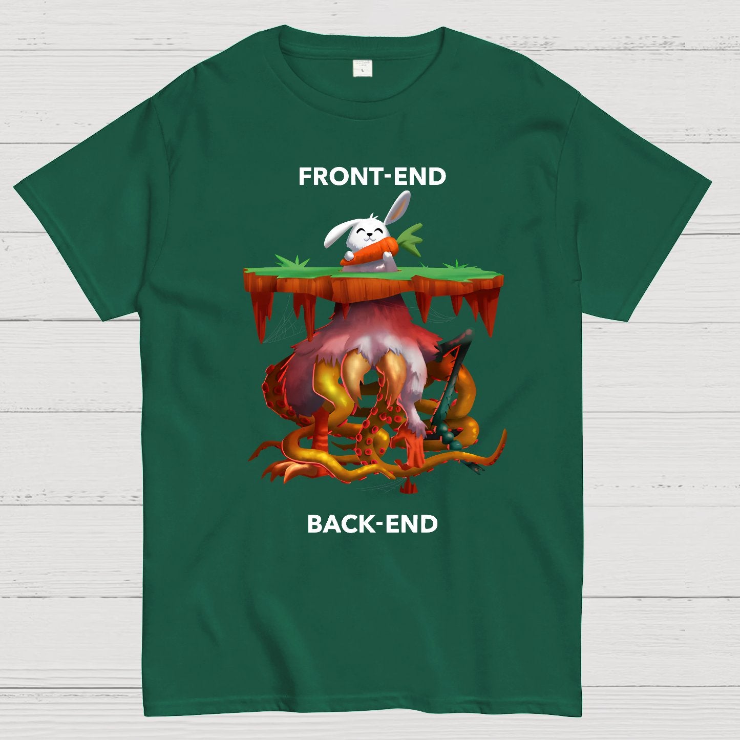 Front-End - Back-End Geek T-Shirt