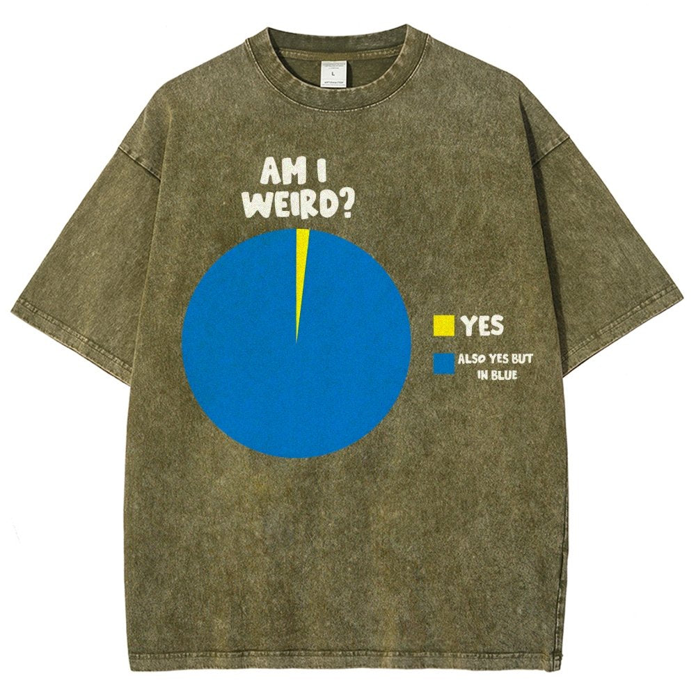 Yes But In Blue Vintage Distressed T-shirt