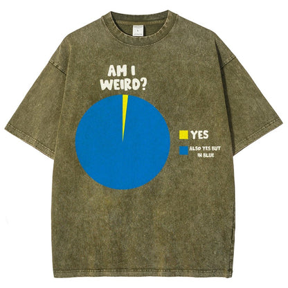 Yes But In Blue Vintage Distressed T-shirt
