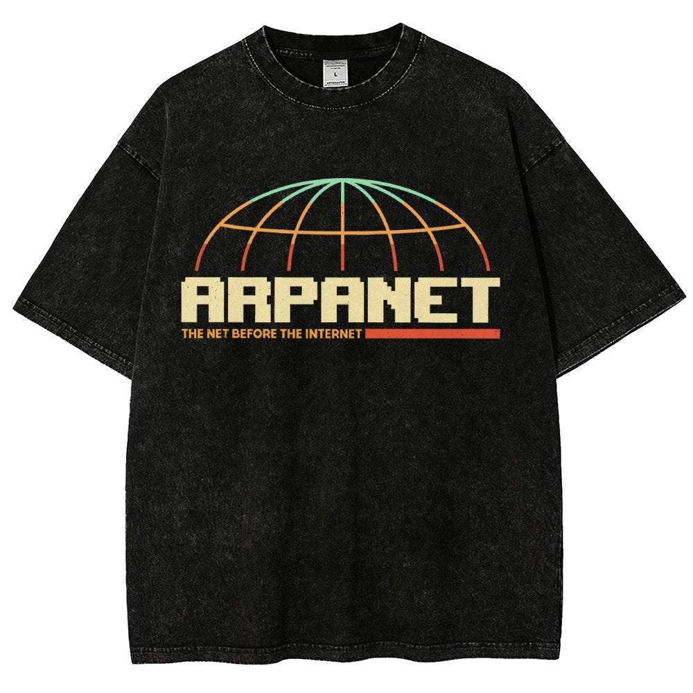 Retro Network Vintage Distressed T-shirt