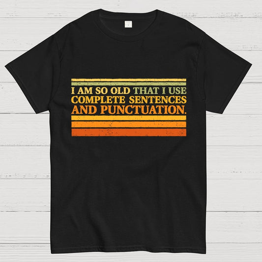 Complete Sentences and Punctuation Unisex Geek T-Shirt