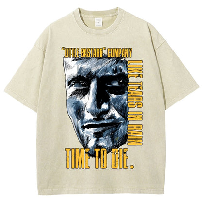 Time To Die Vintage Distressed T-shirt