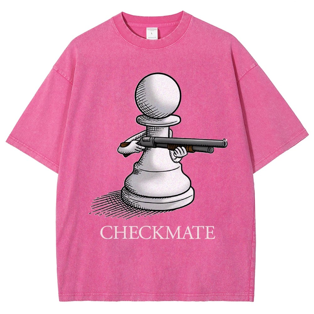 Checkmate Vintage Distressed T-shirt
