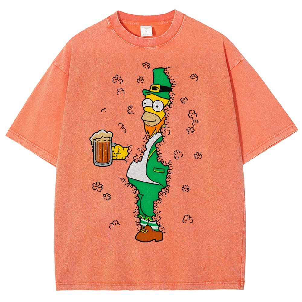 Into the Clovers-St. Patrick's Day Vintage Distressed T-shirt