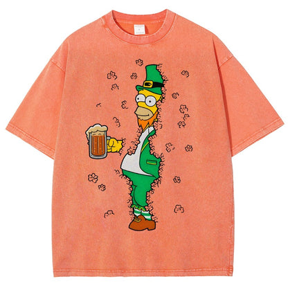Into the Clovers-St. Patrick's Day Vintage Distressed T-shirt