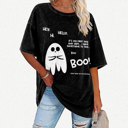 Anxious Ghost Vintage Distressed T-shirt