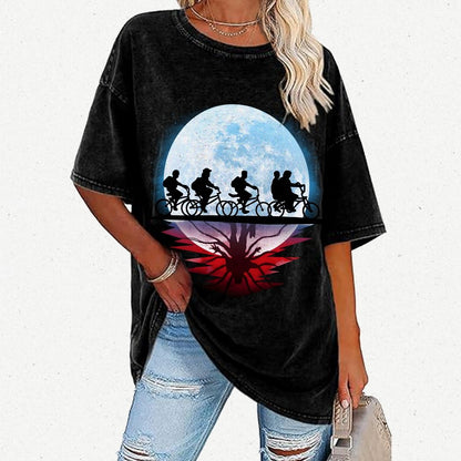 Strange Moon Vintage Distressed T-shirt