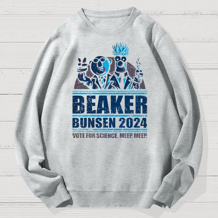 Vote For Science Geek Cotton Sweatshirt