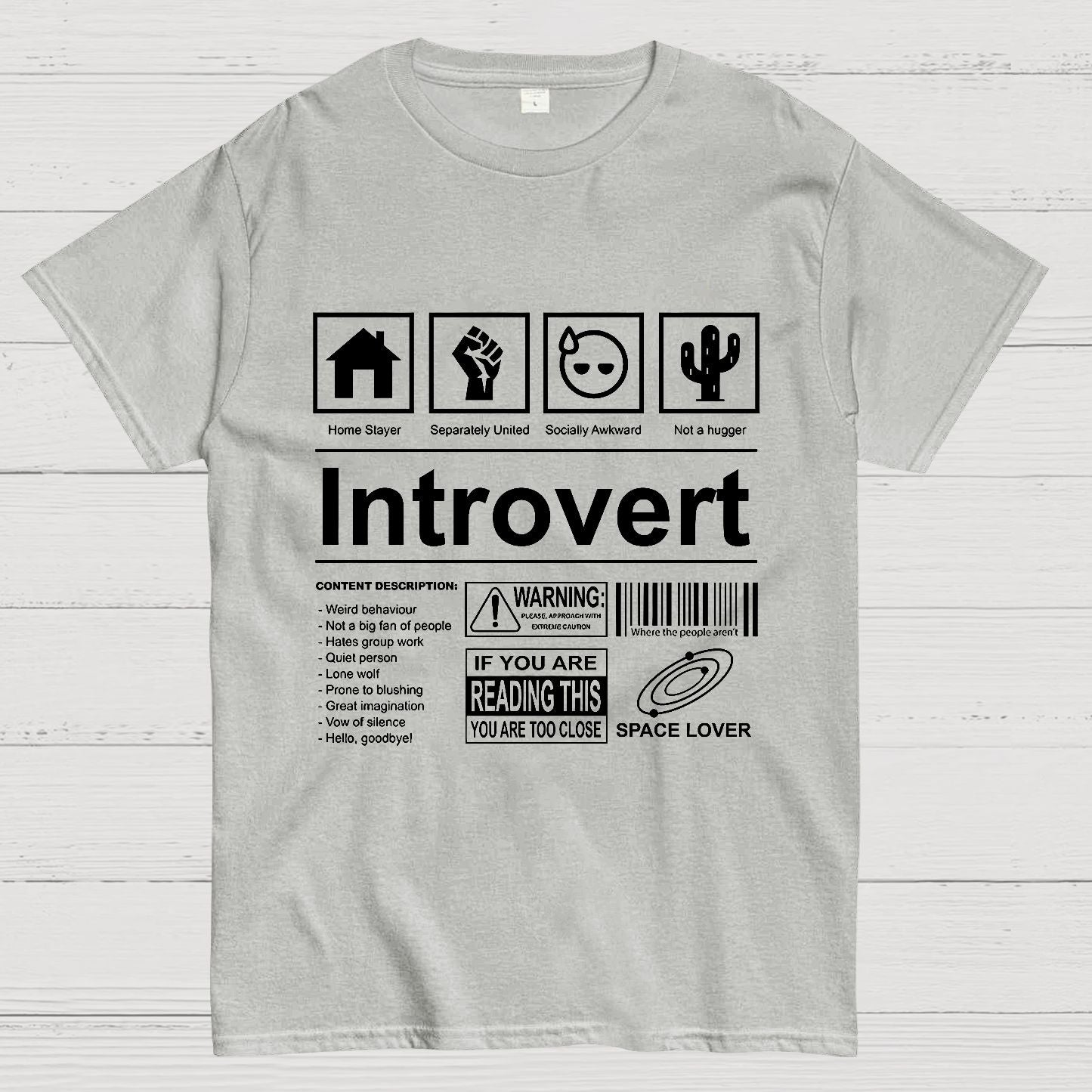 Introvert Label Geek T-Shirt