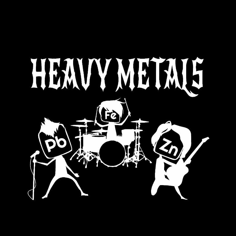 Saying Heavy Metals Rocks Chemistry Geeky T-Shirt