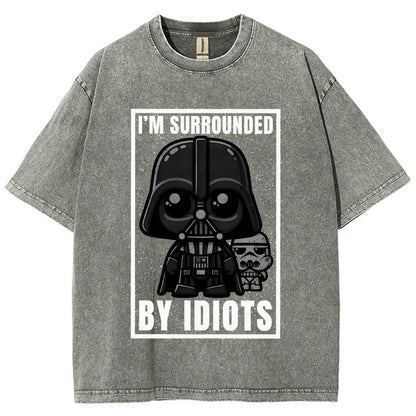 I'm surrounded by idiots Vintage Distressed T-shirt