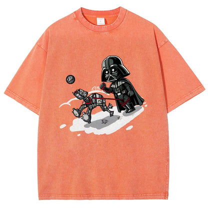 Even villains need to walk their pets Vintage Distressed T-shirt