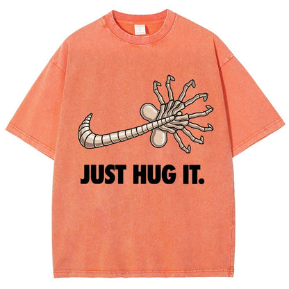 Just hug it Vintage Distressed T-shirt