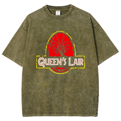 Queen's Lair Vintage Distressed T-shirt