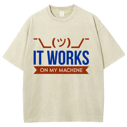 It Works On My Machine Vintage Distressed T-shirt