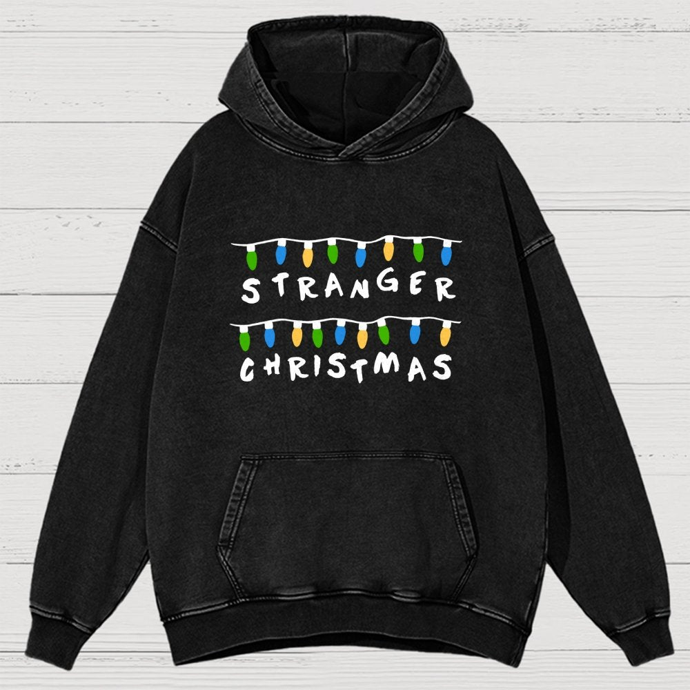 Mystery Christmas Vintage Distressed Hoodie