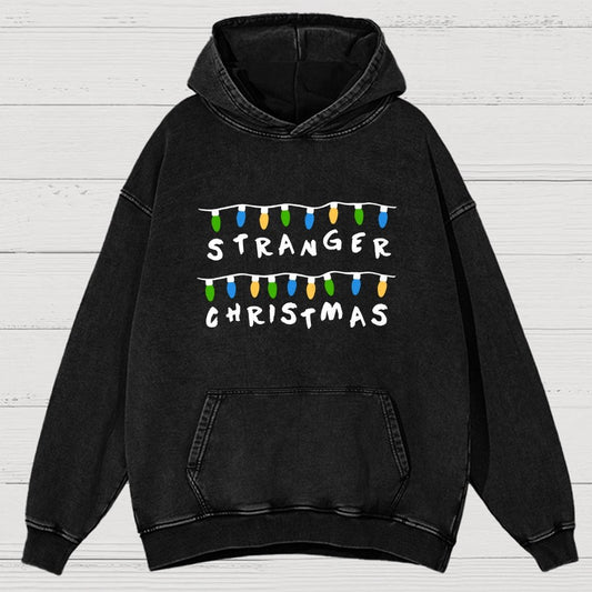Mystery Christmas Vintage Distressed Hoodie