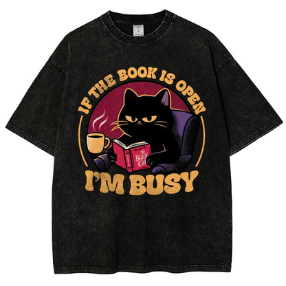 I'm Busy Vintage Distressed T-shirt