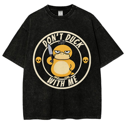Don't Duck With Me Vintage Distressed T-shirt
