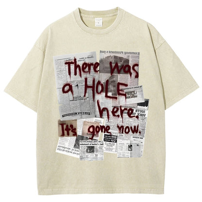 There Was a Hole Vintage Distressed T-shirt