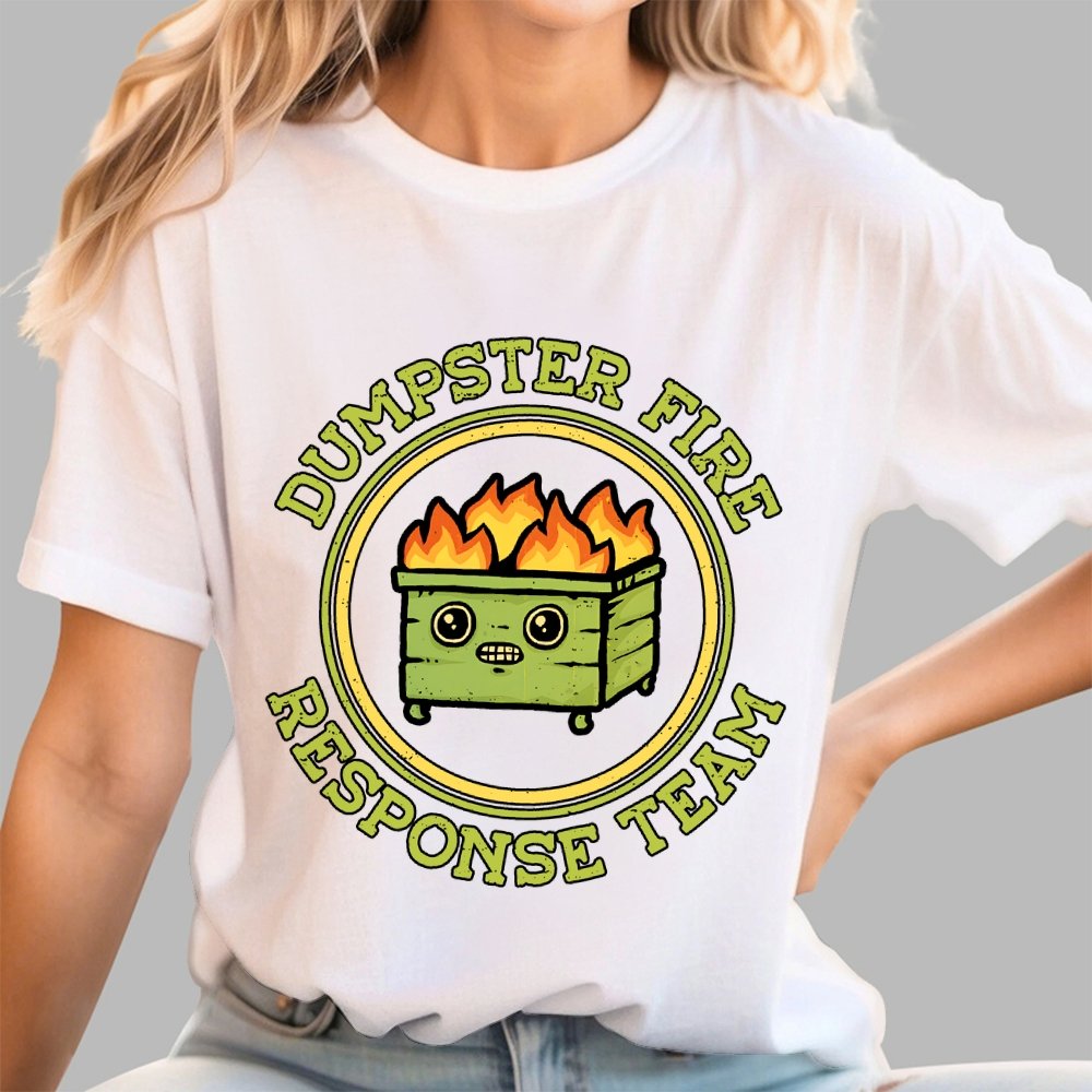 Dumpster Fire Response Team Geek T-Shirt