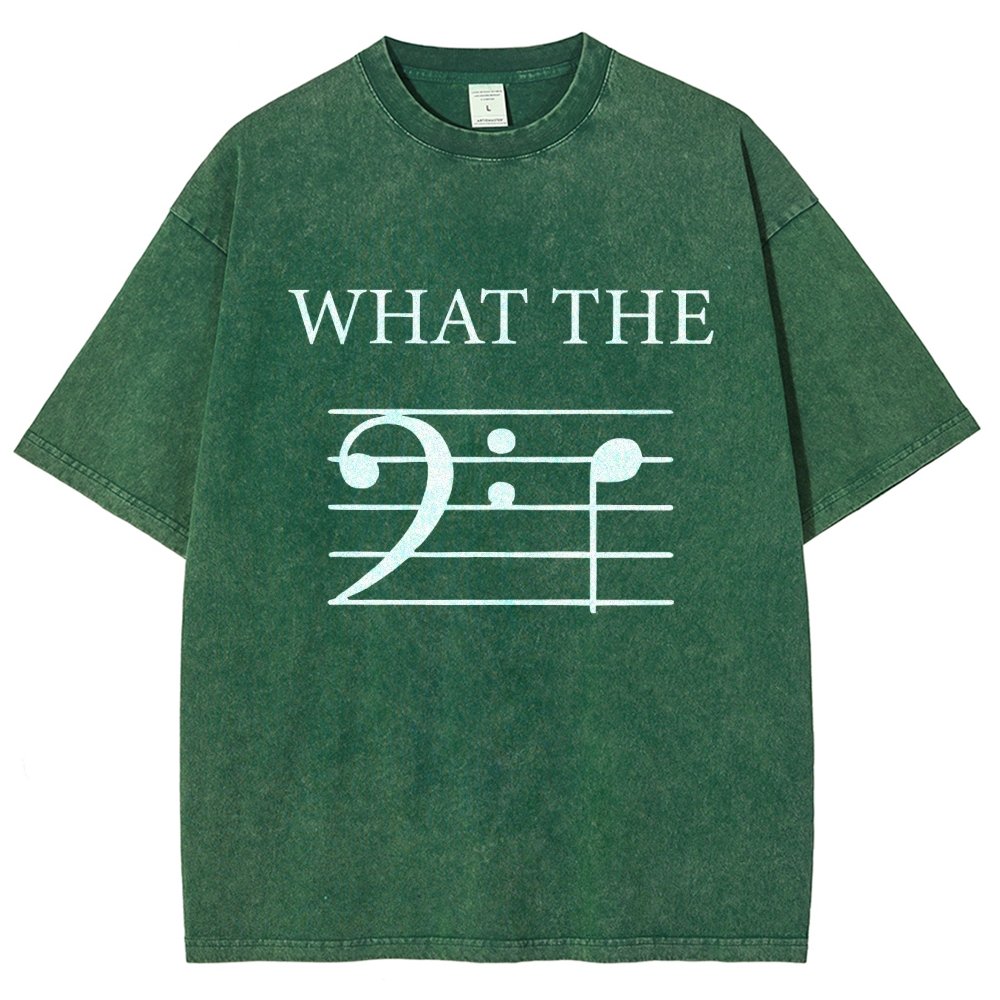 What The F (Bass) Vintage Distressed T-shirt