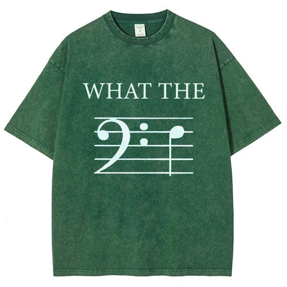 What The F (Bass) Vintage Distressed T-shirt