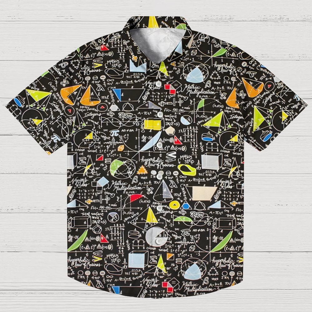 Mathematical formulas and functions Geek Hawaiian Shirt