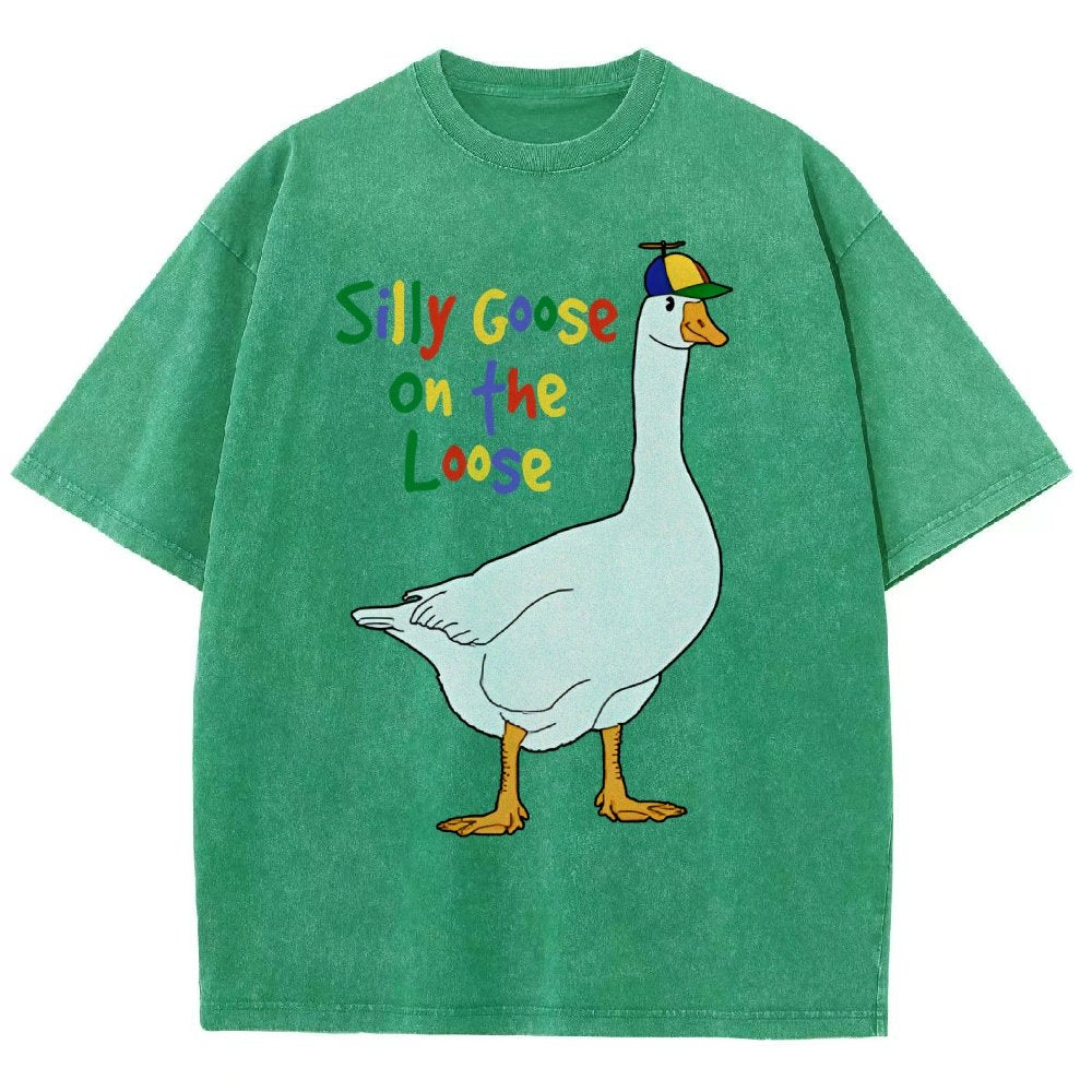 Silly Goose On The Loose Vintage Distressed T-shirt