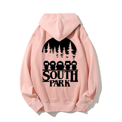 Stranger Park Inspired Art Printed Back Unisex Cotton Hoodie